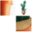 Cactus σουβέρ θερμομόνωσης DIY οικιακά επιτραπέζια σκεύη θήκη για φλιτζάνι καφέ 4