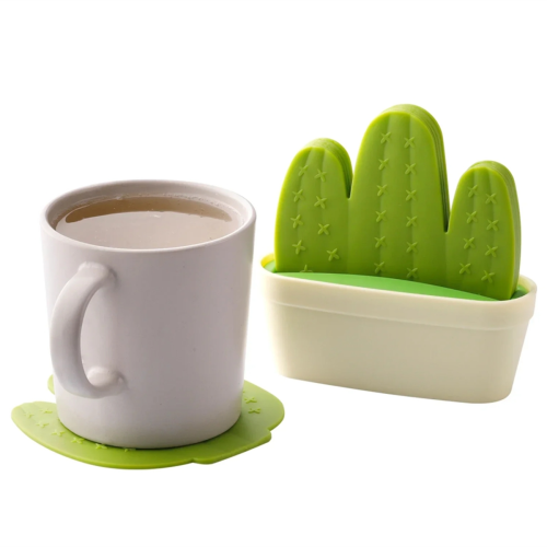 Σετ σουβέρ Cactus Μονωτικό χαλάκι, κατάλληλο για σουβέρ 1