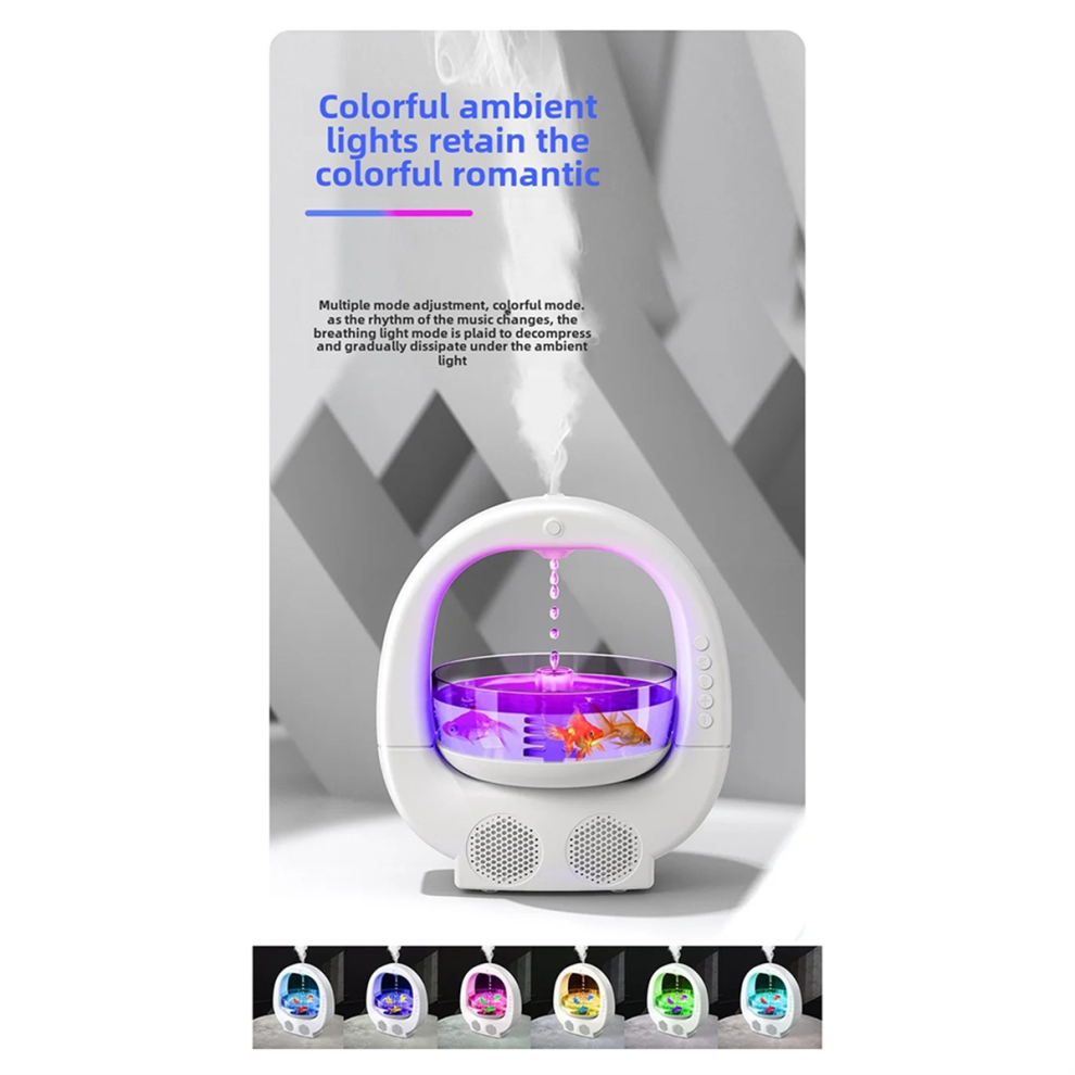 Bluetooth Speaker with Humidifier and Atmosphere Light-image-OPC-PJYYGZF-NEW