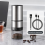 Portable Coffee Grinder Electric Burr Coffee Grinder Silver 6