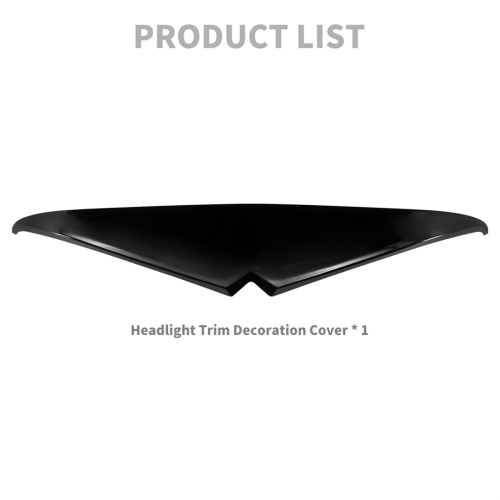 Headlamp Eyebrow Eyelids Trim Cover Visor Sticker 1