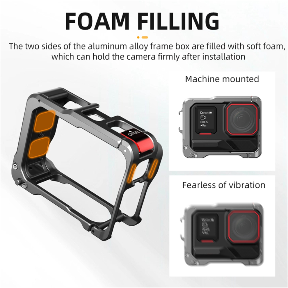 Metal Cage Action Camera Frame for Camera Accessories-image-OPC-PJYYHTF-NEW