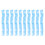 10 Stück blaue Spiralbindekabel, 29 mm Innendurchmesser, 30 Löcher Set 2