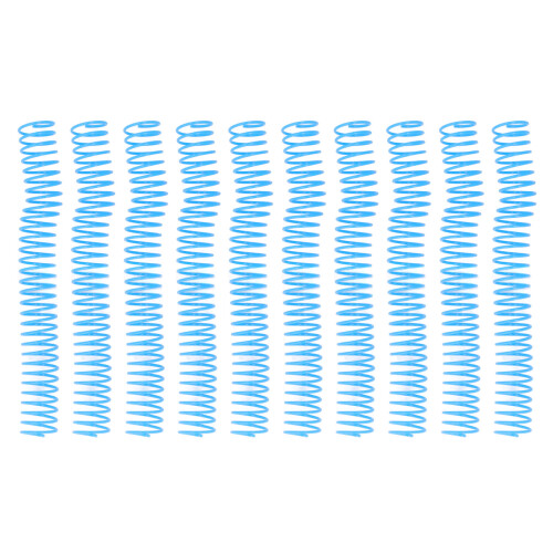 10 Stück blaue Spiralbindekabel, 29 mm Innendurchmesser, 30 Löcher Set 1