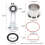 KK-4835 Compressor Piston Kit Connecting Rod Replacement Kit 2