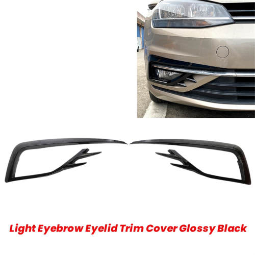 Car Front Fog Lamp Eyebrow Wind Knife for Golf 7.5 MK7.5 2017-2019 1