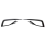 Car Front Fog Lamp Eyebrow Wind Knife for Golf 7.5 MK7.5 2017-2019 1