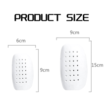 Sports Soccer Shin Pad Leg Support Football Shinguard Pads White L
