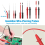 25PCS Multimeter Test Leads Kit, Test Leads Set 2