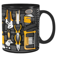 Kaffeebecher Keramik Kaffeetasse für Mechaniker Großer Werkzeugkasten