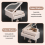 Piano Music Box, White Clockwork Mechanical Musical Boxes 6