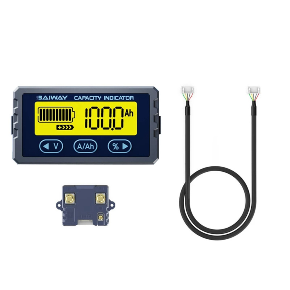 Battery Tester 8V-120V 50A Coulomb Meter Capacity Indicator 4852077477201