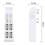Για λεπτό 6-σε-1 USB 2.0 HUB Data Transfer Extender, λευκό 3
