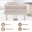 Piano Music Box, White Clockwork Mechanical Musical Boxes 4