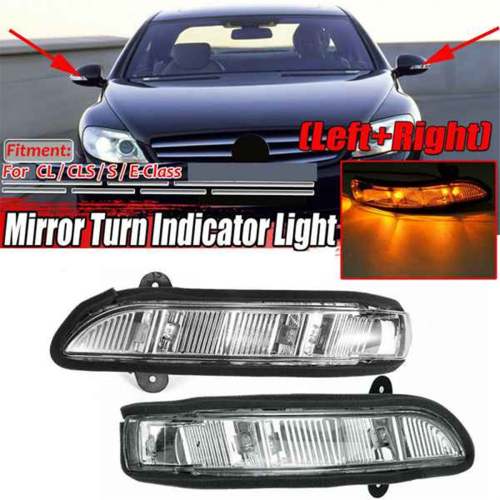 Luz de seta do espelho retrovisor para W211 W221 W219 1