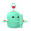 Interactieve educatieve tekenrobot, leerspeelgoed groen 2