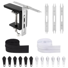 Herramienta para cremalleras Costura de cremalleras por yardas para coser abrigos Cremallera DIY