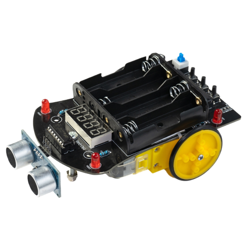 Smart Car DIY Electronic Kit 51 MCU Ultrasonic Obstacle Avoidance Car 2