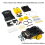 Smart Car DIY Electronic Kit 51 MCU Ultrasonic Obstacle Avoidance Car 2