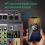 Mixer de áudio de 6 canais USB compatível com Bluetooth Reverb Plug UE 4