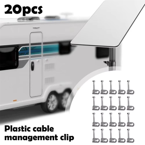 20pcs Screws and Wire Clamps for Mini Cable Management Clips 1