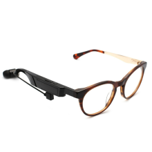 Bluetooth Smart Glasses UV400 Wireless Audio Stereo Light Brown