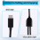 2-in-1-Audio-Ladekabel Typ-C Auto USB + 3,5 mm Aux-Audiokabel 7