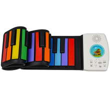 49 -Key Electronic Hand Roll Piano Portable Keyboard Multicolor