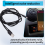 2-in-1-Audio-Ladekabel Typ-C Auto USB + 3,5 mm Aux-Audiokabel 6