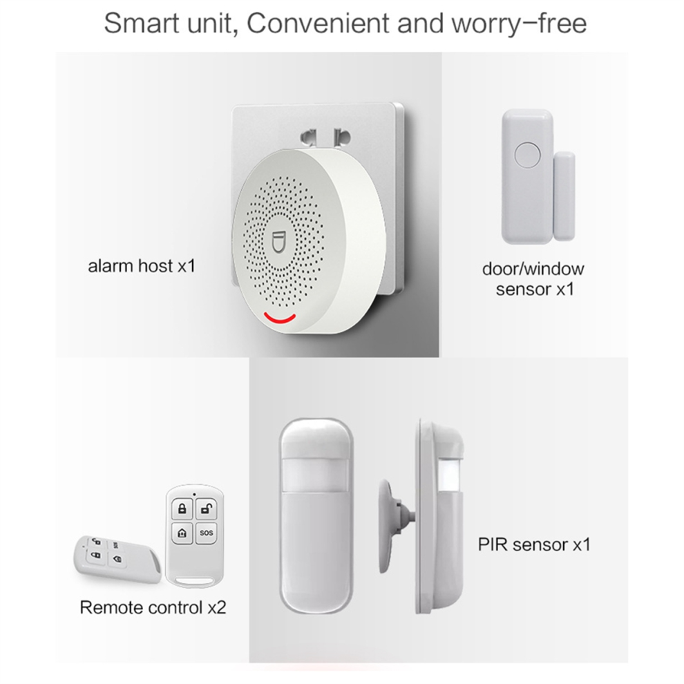 Wireless Wifi 433Mhz Home Security System Wifi Burglar Alarm Eu Plug 4851848792321