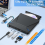 External DVD Drive, USB 3.0 Type-C, Portable CD DVD Burner 3