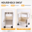 Movable Bookshelf Storage Rack Children'S Toy B 7