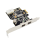 PCI Express PCI-E x1 σε 3 θύρες, κάρτα ελεγκτή 1394B, πρόσθετη κάρτα 3