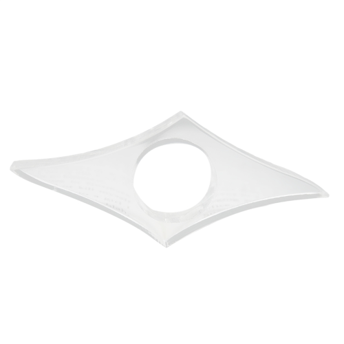 Transparenter Seitenverteiler (mittel – 20 mm) Daumenring-Seitenhalter