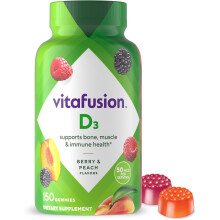 Vitafusion Vitamin D3 Gummy Vitamins, 150 ct. 75 Day Supply