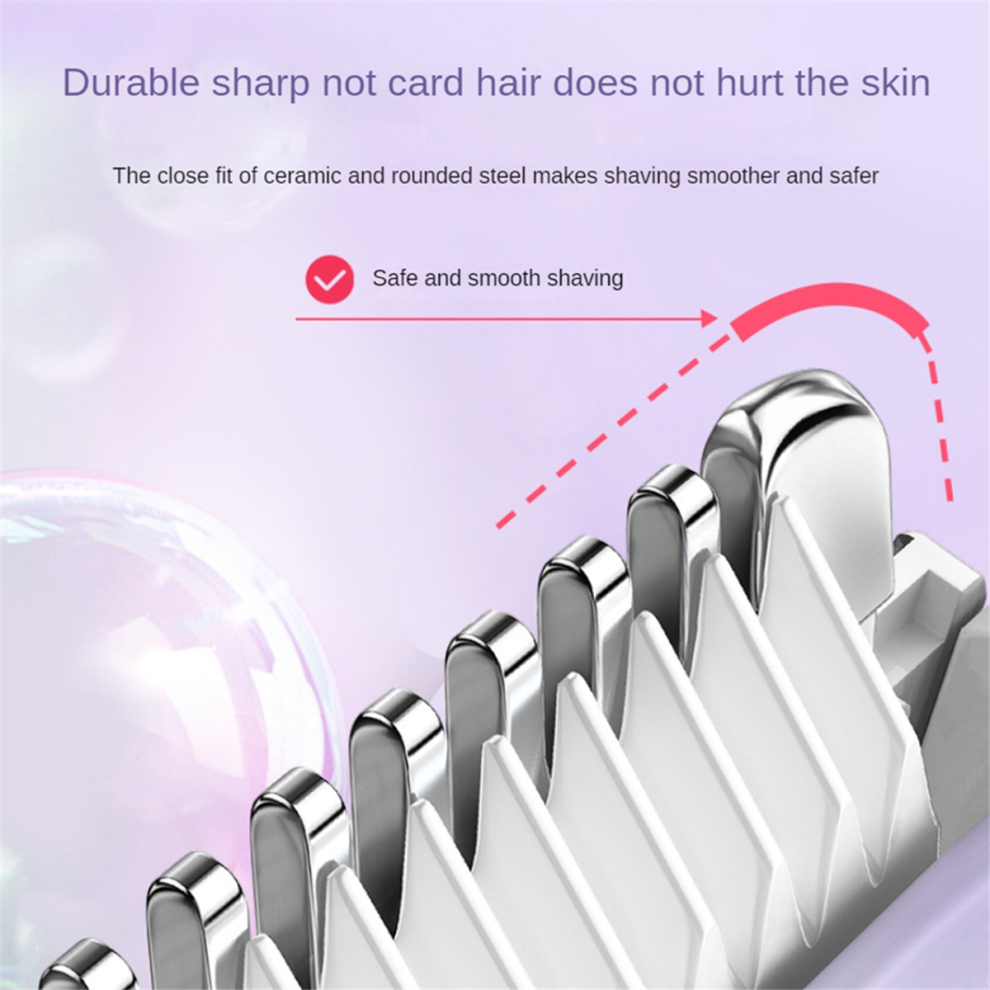 Bikini Trimmer for Women Painless Ladies Hair Removal Waterproof