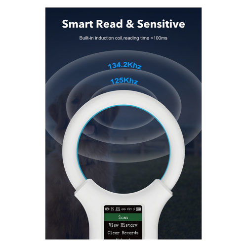 Αναγνώστης RFID για ζώα 134.2Khz/125Khz Pet -B EMID Ρυθμιζόμενος ήχος B 1