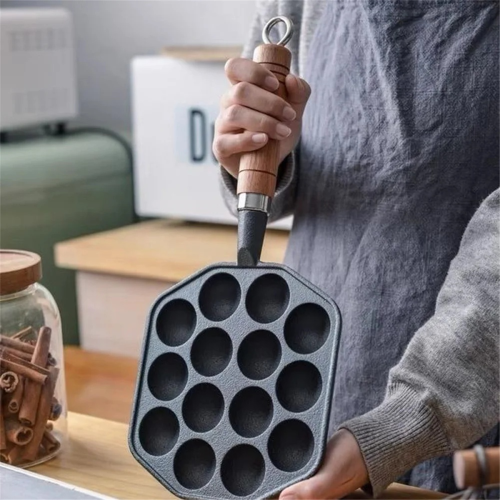 14 Löcher Antihaft-Takoyaki-Maker Kochen Backformen Form Tablett, A 2