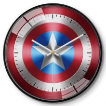 (B,14In)Orologio da parete modello Capitan America per soggiorno