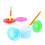 4pcs Paint Brushes and 4pcs No Spill Paint Cups 3