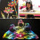 50Pcs Art Rainbow Scratch Paper Bamboo Stylus Set 7