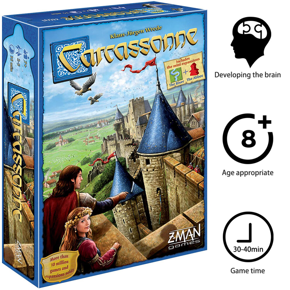 Carcassonne Board Game Family Party Board Game
