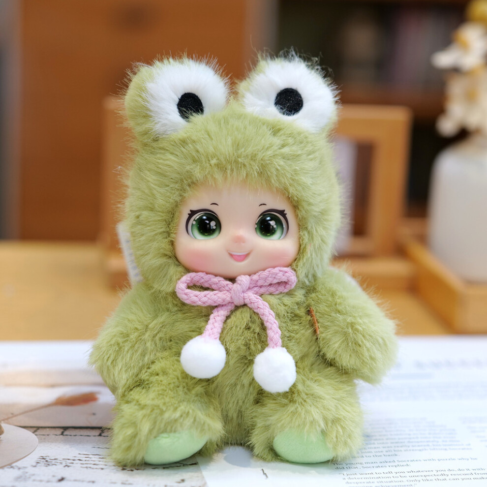 (Green) Doll Scented Sheep Frog Bunny Animal Plush Toy Key Chain Decoration Chain Key-image-OPC-PJZ52D7-NEW