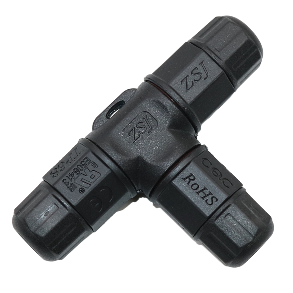M20 Lp68 Waterproof Connector T Shape 3 Way 4 Core Junction Box 4853439473619