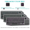 Bluetooth Wireless Keyboard with Touchpad 7-Colors Backlit 2.4G 3