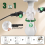 2 Outlet Light Socket Adapter,E26 Bulb Socket to Outlet Splitter, 3