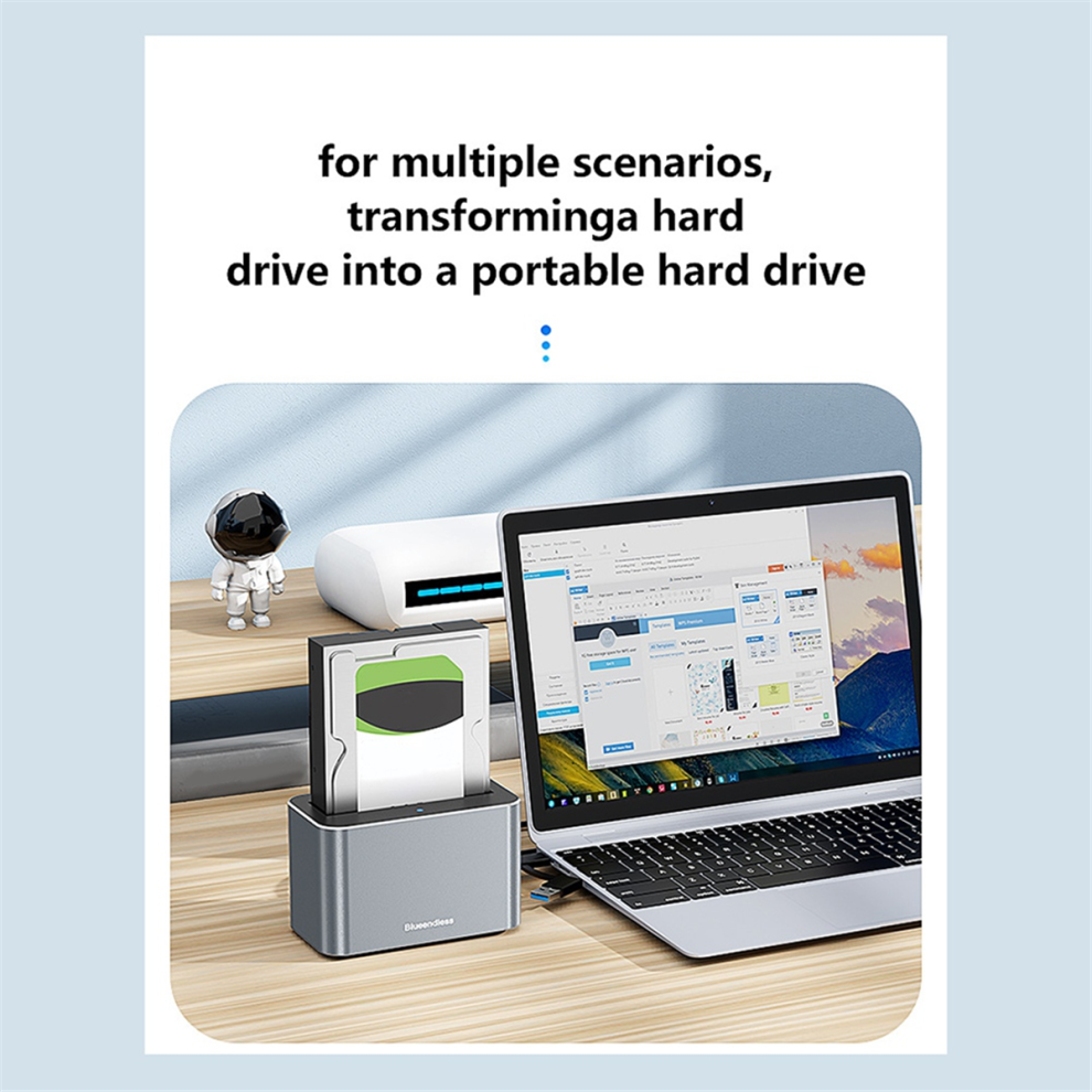 SAS to USB 3.0 Hard Drive Docking Station, EU PLUG-image-OPC-PJYX6T5-NEW