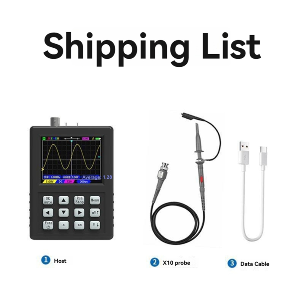 Dso1c81 2.8 Inch Digital Oscilloscope 80M Bandwidth Oscilloscope 4853439480204