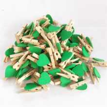 Herz Liebe Holz Kleidung Foto Papier Peg Pin Mini Postkarte Clips