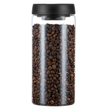 Vakuumversiegelter Krug für Kaffeebohnen, luftdichter Glasbehälter, 1800 ml